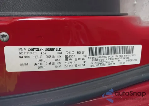 2014 Dodge Grand Caravan Sxt 30Th Anniversary from USA, damaged, VIN 2C4RDGCG4ER370765